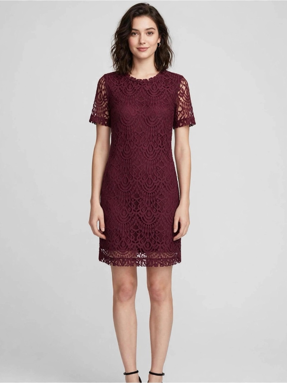 H&M Divided. Cocktail Dress in Deep Plum